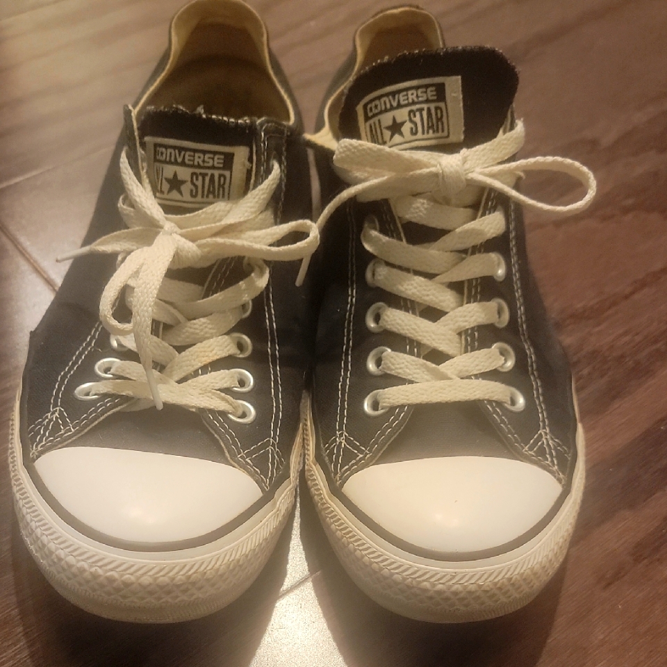 Converse Monochrome Lace-Up Sneakers